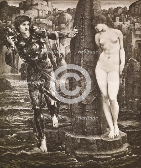 The Perseus Series - The Rock of Doom, c1880s, (1900). Creator: Unknown.