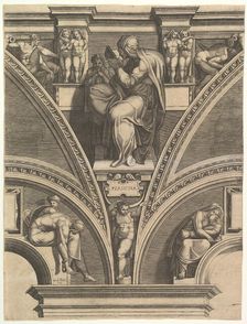 The Persian Sibyl; from the series of Prophets and Sibyls in the Sistine Chapel , 1570-75. Creator: Giorgio Ghisi