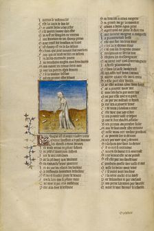 The Personification of Hunger; Roman de la Rose, about 1405. Creator: Unknown