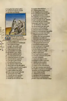 The Personifications of False Pretence and Abstinence Cutting out Resistance's Tongue, about 1405. Creator: Unknown