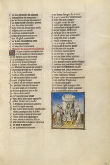 The Personifications of Franchise and Pity Attacking Resistance; Roman de la Rose, about 1405. Creator: Unknown