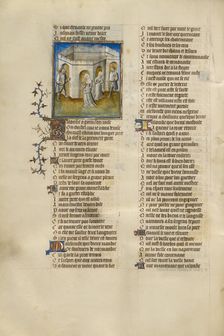 The Personifications of Resistance, Shame, Anxiety, and Bad Mouth Watching..., about 1405. Creator: Unknown