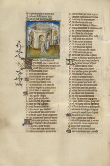 The Personifications of Resistance, Shame, Anxiety, and Bad Mouth Watching..., about 1405. Creator: Unknown