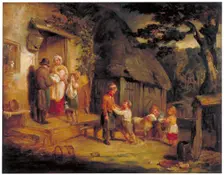 The Pet Lamb c1813. Artist: William Collins