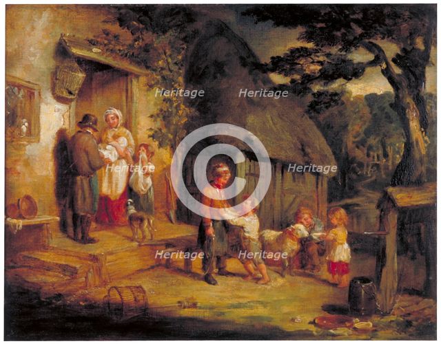 'The Pet Lamb', c1813. Artist: William Collins
