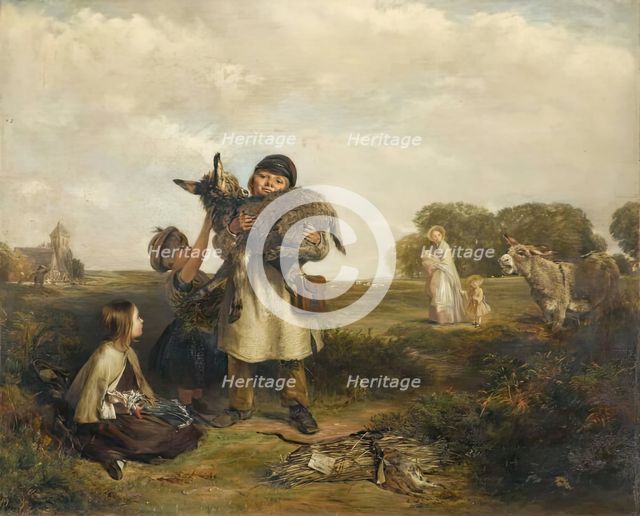 The Pet of the Common, 1853. Creator: John Callcott Horsley.