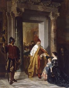 The Petition to the Doge, 1860. Creator: Carl Ludwig Friedrich Becker