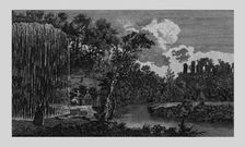 The Petrifying or Dropping Well, and Ruins of Knaresbrough Castle in Yorkshire 1771. Creator: Unknown