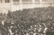 The Petrograd Soviet of Soldiers Deputies at the State Duma, 1917