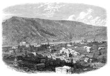 The Petroleum Oil Works at Franklin, Pennsylvania, 1864. Creator: Unknown
