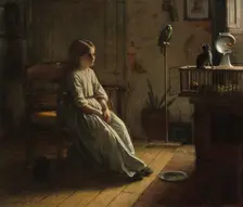 The Pets, 1856. Creator: Eastman Johnson