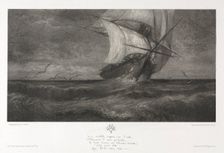 The Phantom Ship, or On the Waves, 1872. Creator: Theophile Narcisse Chauvel (French, 1831-1909); Lemercier & Cie.