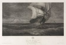 The Phantom Ship, or On the Waves, 1872. Creator: Theophile Narcisse Chauvel (French, 1831-1909); Lemercier & Cie.