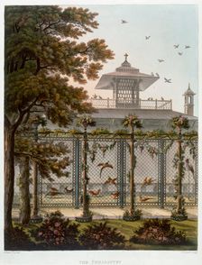 The Pheasantry 1808. Creator: Joseph Constantine Stadler