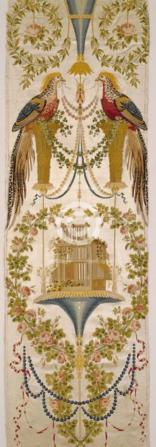 The Pheasants from the "Verdures of the Vatican" Series, Lyon, c. 1799. Creators: Jean Démosthène Dugourc, Claude Pierre Etienne Camille Pernon.