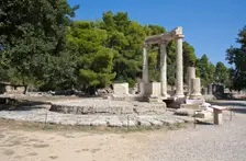 The Philippeion at Olympia, Greece. Creator: Samuel Magal