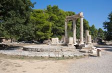 The Philippeion at Olympia, Greece. Creator: Samuel Magal