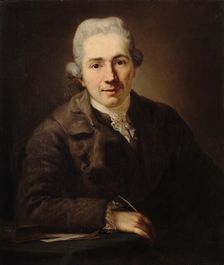 The philosopher and writer Johann Jakob Engel (1741-1802), 1773. Creator: Graff, Anton (1736-1813)