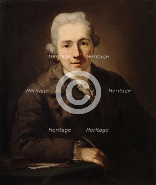 The philosopher and writer Johann Jakob Engel (1741-1802), 1773. Creator: Graff, Anton (1736-1813).