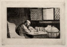 The Philosopher. Creator: Alphonse Legros (French, 1837-1911)
