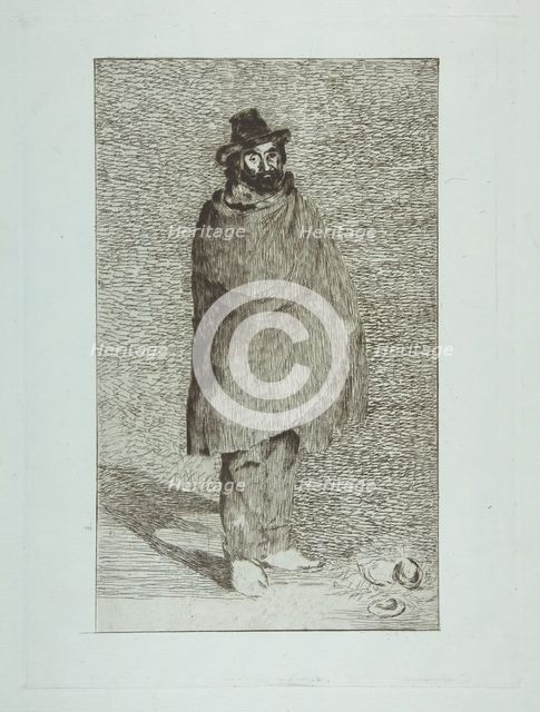 The Philosopher (Le Philosophe), 1865-66. Creator: Edouard Manet.