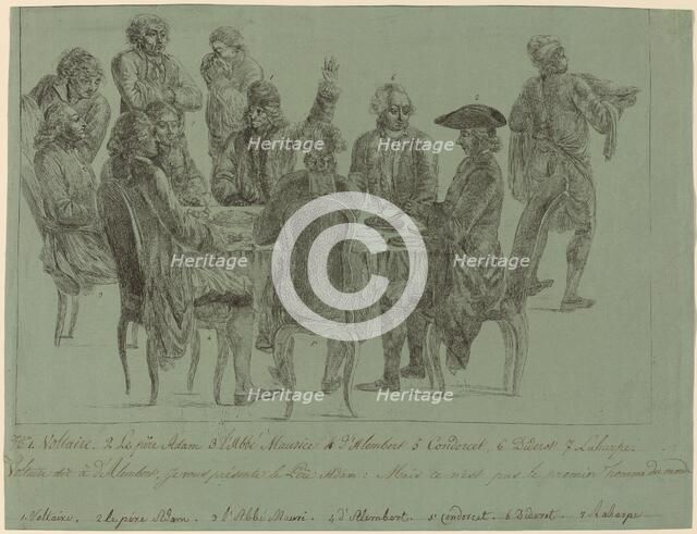 The Philosophers' Meal, after 1772. Creator: Unknown.