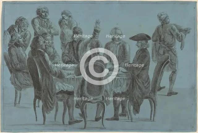 The Philosophers' Meal, after 1772. Creator: Unknown.