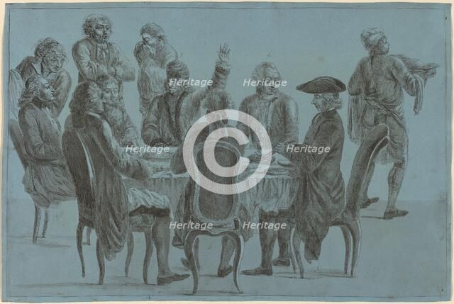 The Philosophers' Meal, after 1772. Creator: Unknown.