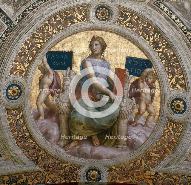 The Philosophy. (Ceiling Fresco in Stanza della Segnatura), ca 1510-1511. Creator: Raphael (Raffaello Sanzio da Urbino) (1483-1520).