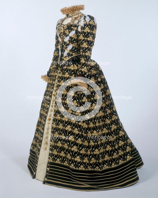 The 'Phoenix' dress worn by Glenda Jackson as Elizabeth I, c1970.  Creator: J Hunnisett.