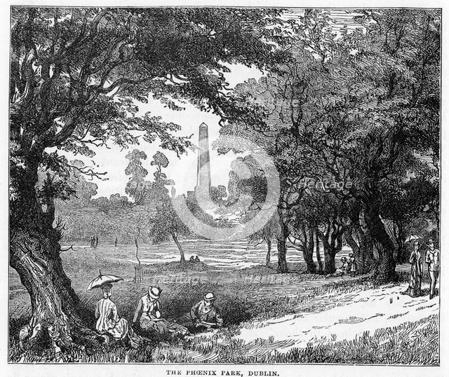 The Phoenix Park, Dublin, 19th century. Artist: Unknown