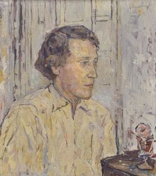 The photographer and the paper flower, 1920 or 1931. Creator: Mathilde Wigert-Osterlund