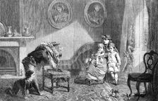 "The Photographer", by W. Bromley, in the Exhibition of the Society of British Artists, 1864. Creator: W Thomas