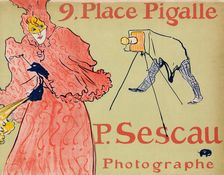 The Photographer Sescau (Le Photographe Sescau), 1894., 1894. Creator: Henri de Toulouse-Lautrec