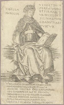 The Phrygian Sibyl, 1480/90. Creator: Francesco Rosselli