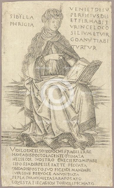 The Phrygian Sibyl, 1480/90. Creator: Francesco Rosselli.