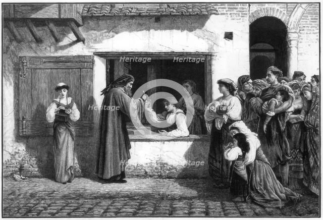 'The Physician', 1877. Artist: Moritz Klinkicht