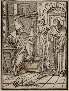 The Physician, early 16th century. Creator: Hans Holbein the Younger