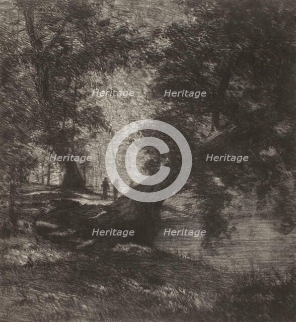 The Picnic, about 1924. Creator: Bolton Coit Brown.