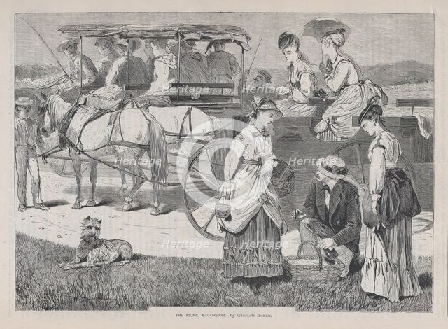 The Picnic Excursion (Appleton's Journal, Vol. I), August 14, 1869. Creator: Unknown.