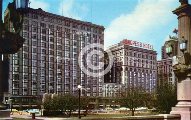 The Pick-Congress Hotel, Chicago, Illinois, USA, 1954. Artist: Unknown