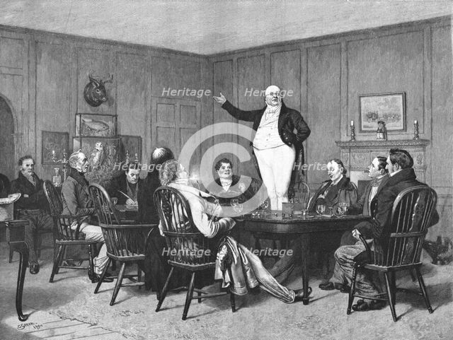 ''"The Pickwick Club" after Charles Green, R.I.', 1890. Creator: Charles Green.