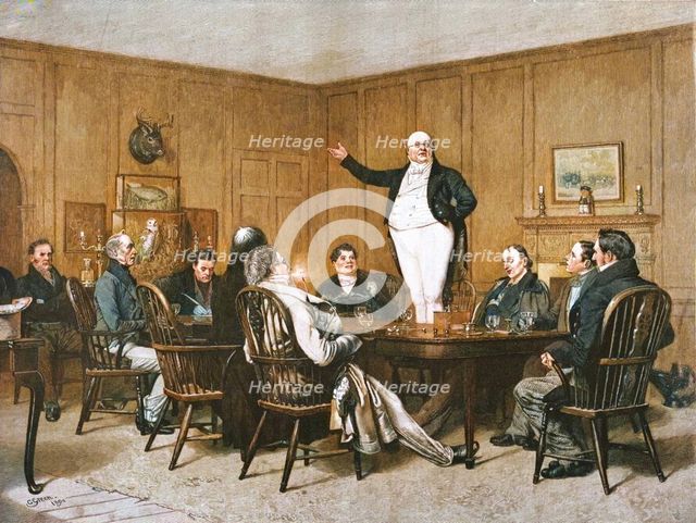 ''"The Pickwick Club" after Charles Green, R.I.', 1890. Creator: Charles Green.