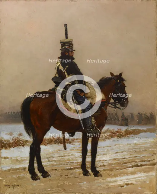 The Picket, 1875. Creator: Jean Baptiste Edouard Detaille.