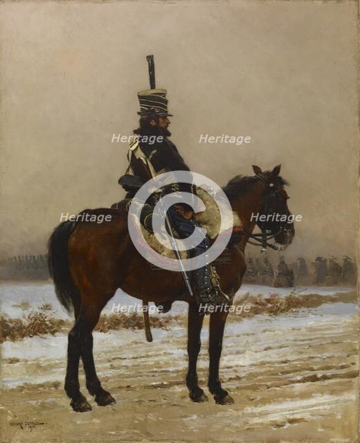 The Picket, 1875. Creator: Jean Baptiste Edouard Detaille.