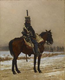 The Picket, 1875. Creator: Jean Baptiste Edouard Detaille