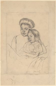 The Picture Book (No. 1), c. 1901. Creator: Mary Cassatt