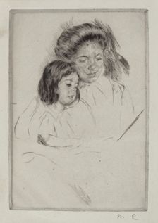 The Picture Book (No. 1), c. 1901. Creator: Mary Cassatt