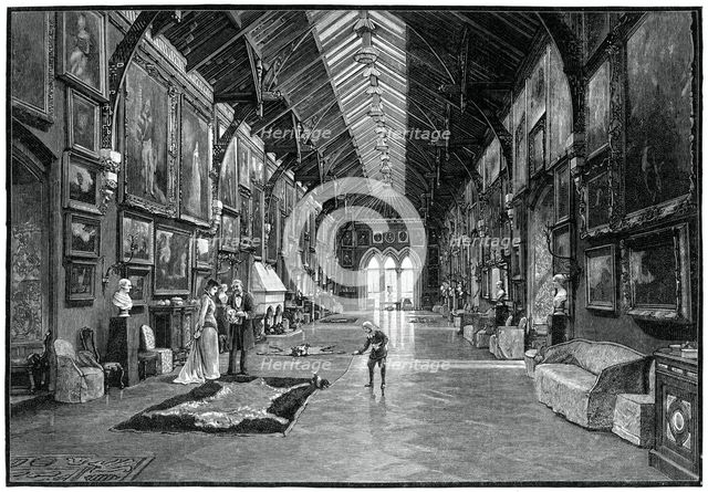 The Picture Gallery, Kilkenny Castle, c19th century. Artist: Unknown
