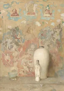 The Picture from Thibet, c. 1920. Creator: Emil Carlsen